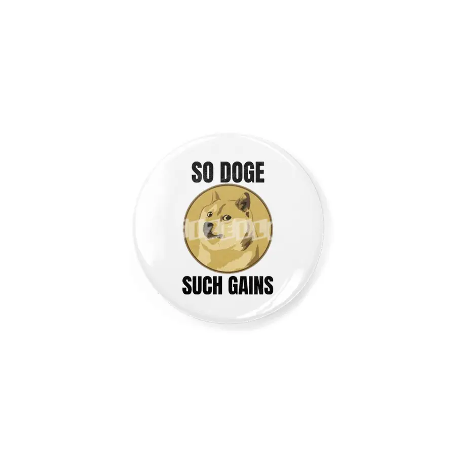 Dogecoin Hodl - Crypto Shirt Rozet