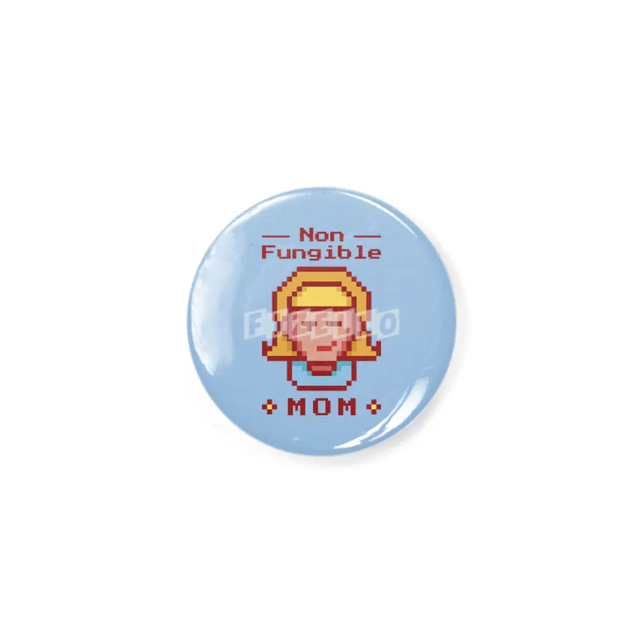NFT Non-Fungible Mom  Crypto Art Token Mother's Day Rozet