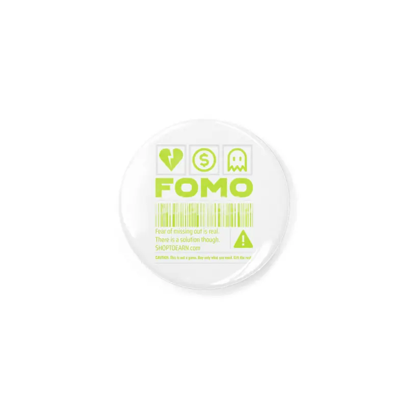 FOMO Design Shop To Earn Crypto Back Rozet