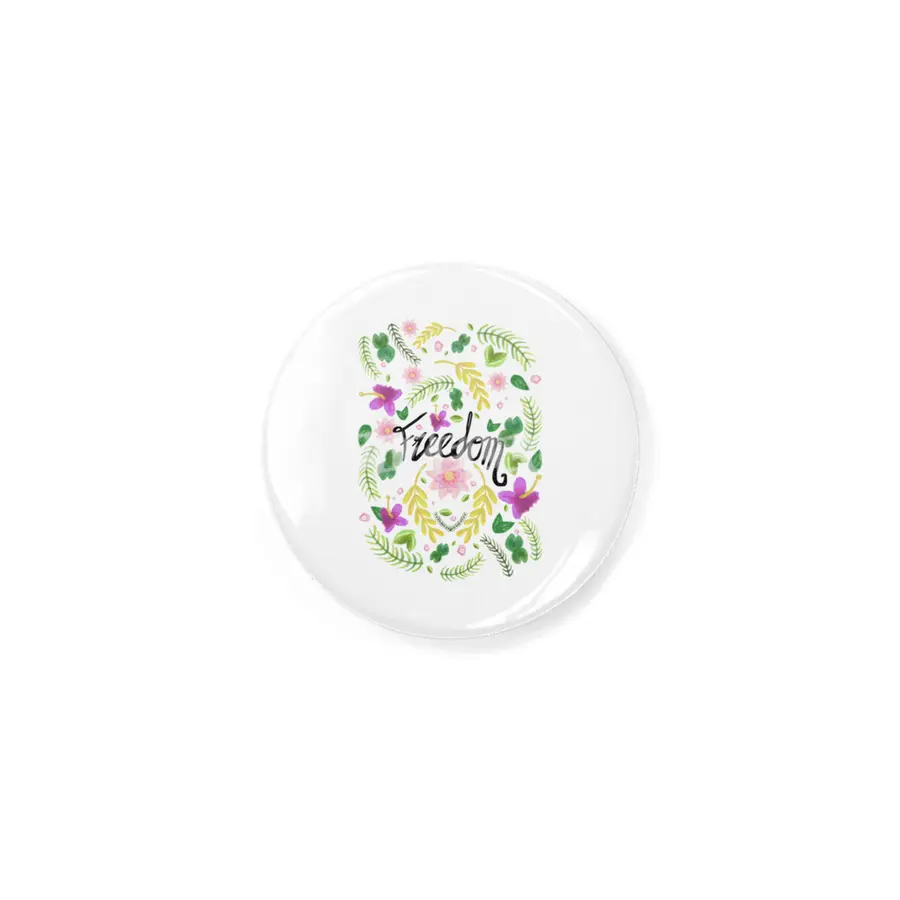 Freedom. Floral Pattern (flowers pattern) Rozet
