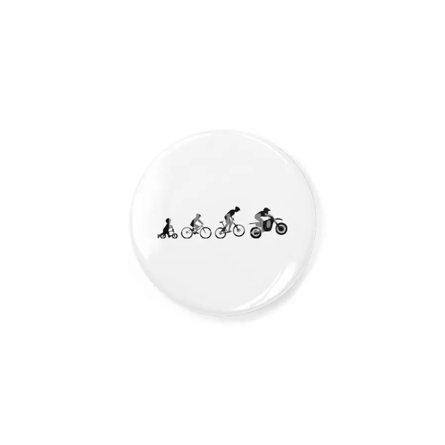 Funny Biker Rider Motorcycle Evolution Bv Rozet