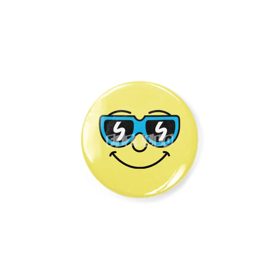 Cool Smiley (face) Rozet