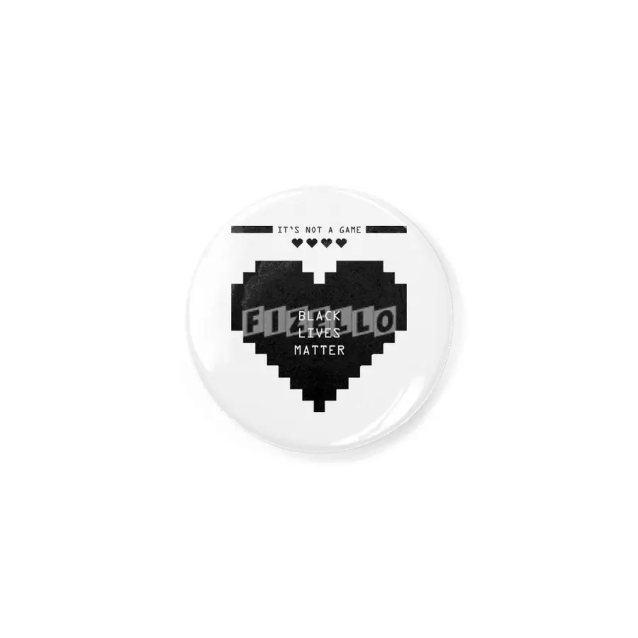 It's not a game - Black Lives Matter (2nd version) Rozet