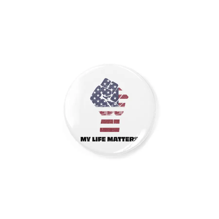 Life Matters | Black Lives Matter | Stop the Hate Rozet