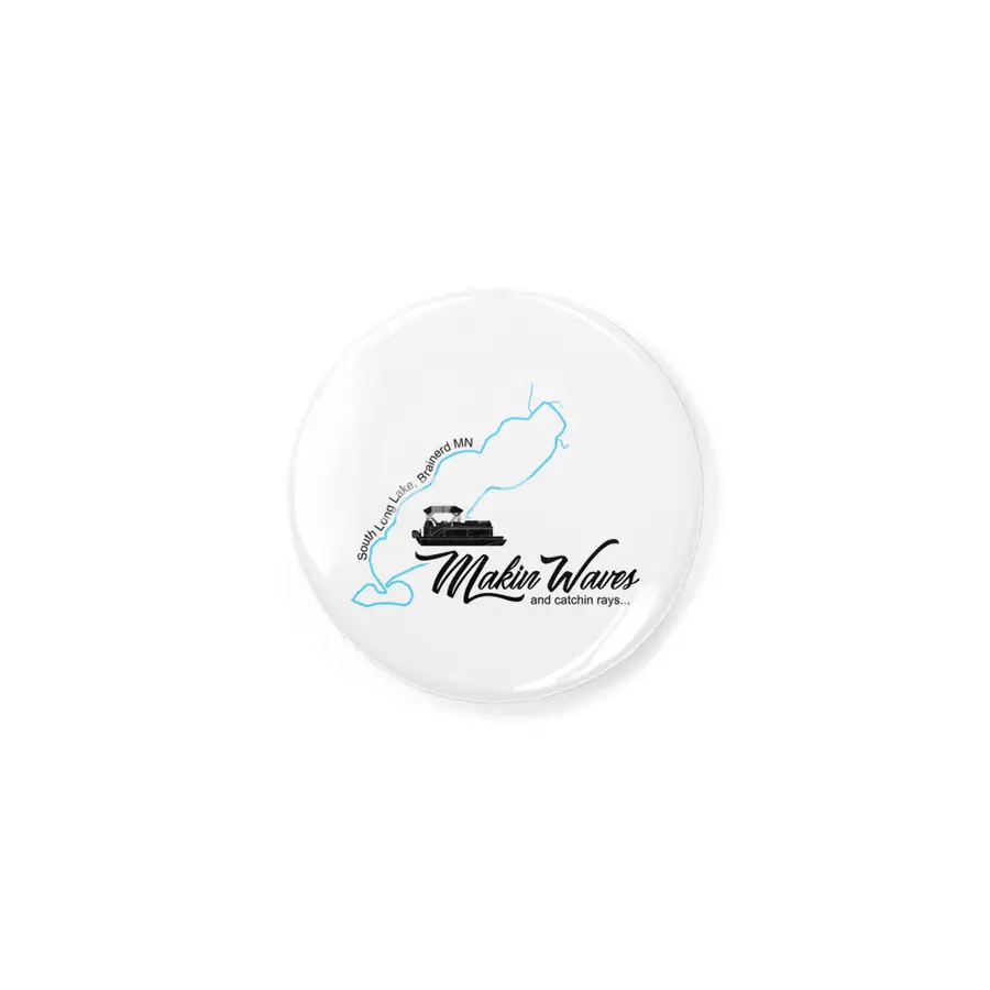 South Long Lake | Makin Waves | Black Lettering Rozet