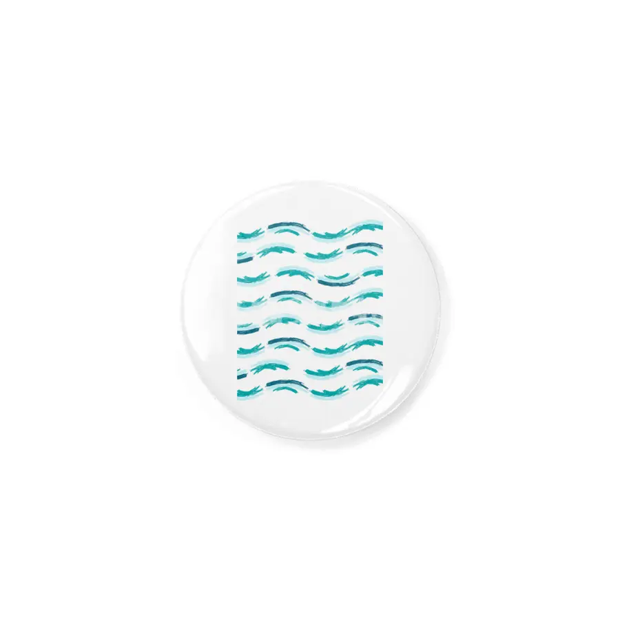 Blue Sea Waves Pattern-Enjoy Summer And Salt Life Rozet