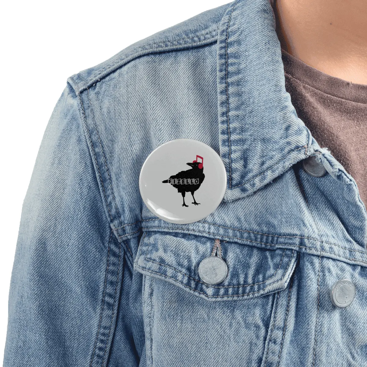 Music Bird Crow Musical Note Rozet