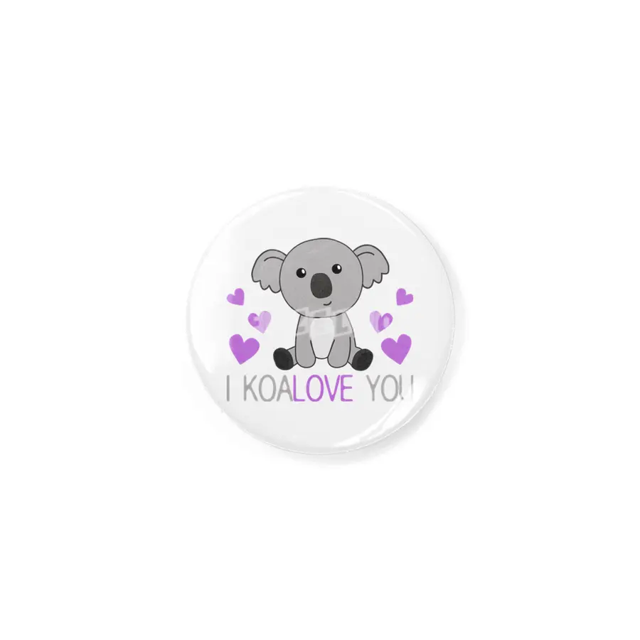 I Koalove You Cute Koala With Hearts Cute Animals Rozet