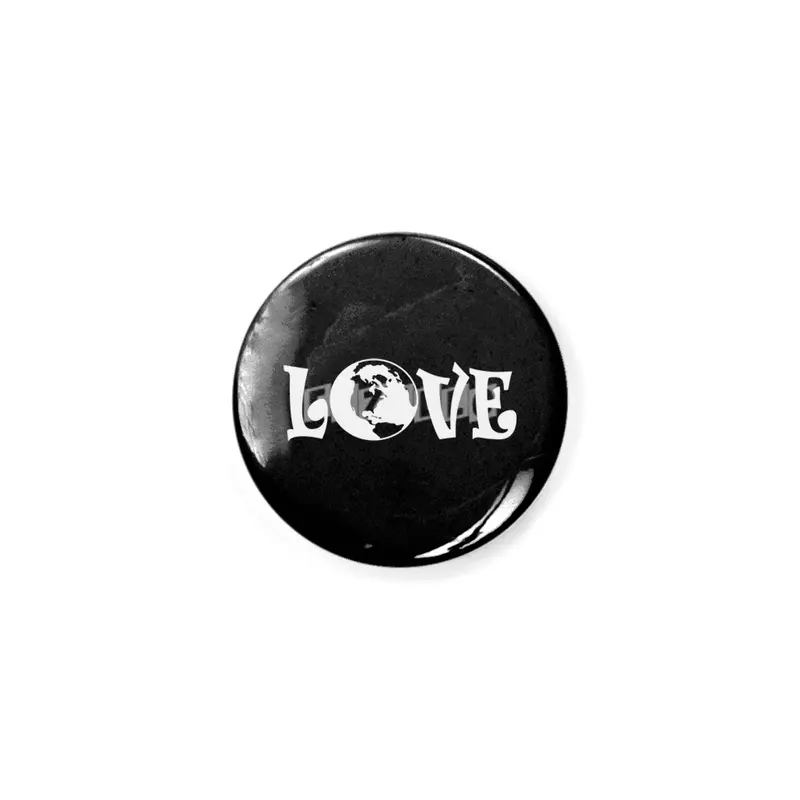 Love Earth Hippie Mother Earth Globe Rozet
