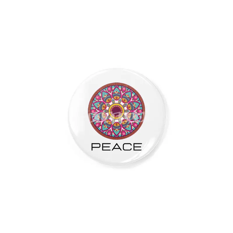 Peace Mandala | Yoga | Pilates | Rave | Floral Rozet