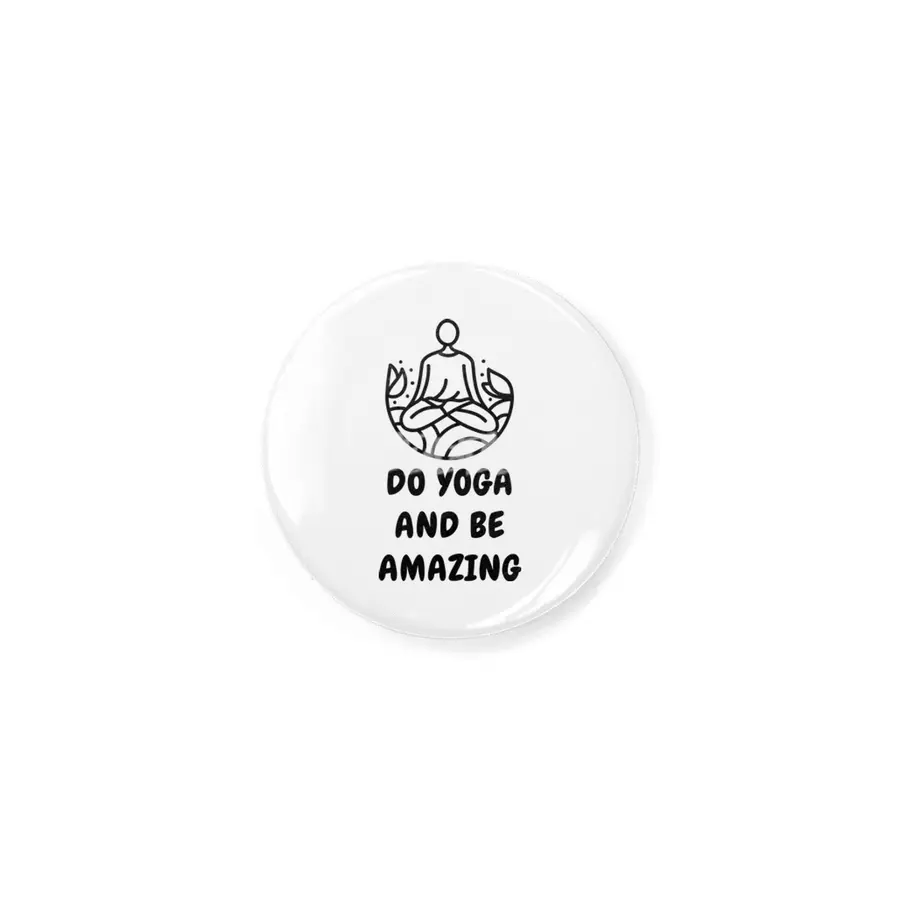 Amazing Yoga Cute Funny Shirt Good Vibes Spiritual Workout Meditation Gym Chakra Yogi Mindfulness Rozet