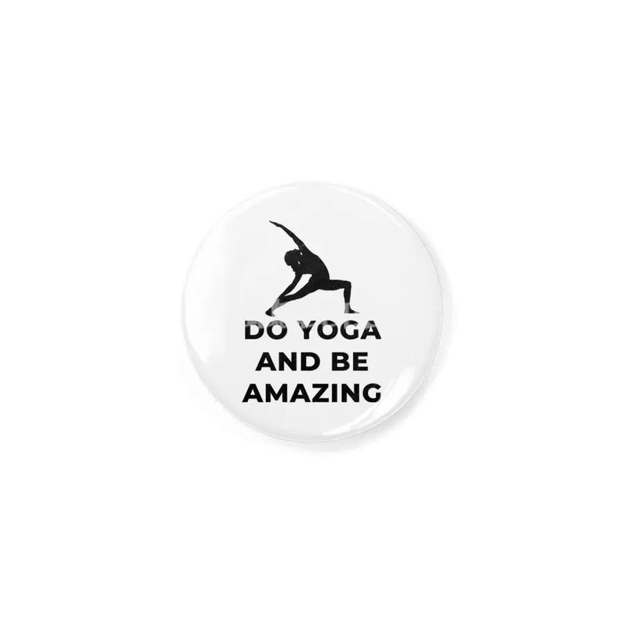 Be Amazing Yoga Cute Funny Rozet