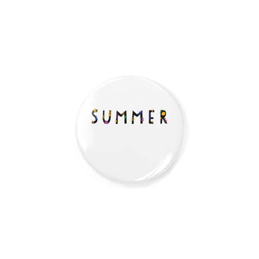 Summer colourful lettering Rozet