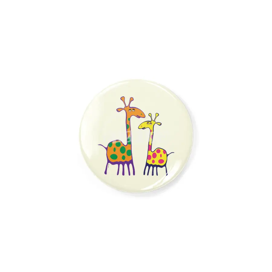 Couple of colorful giraffes Rozet
