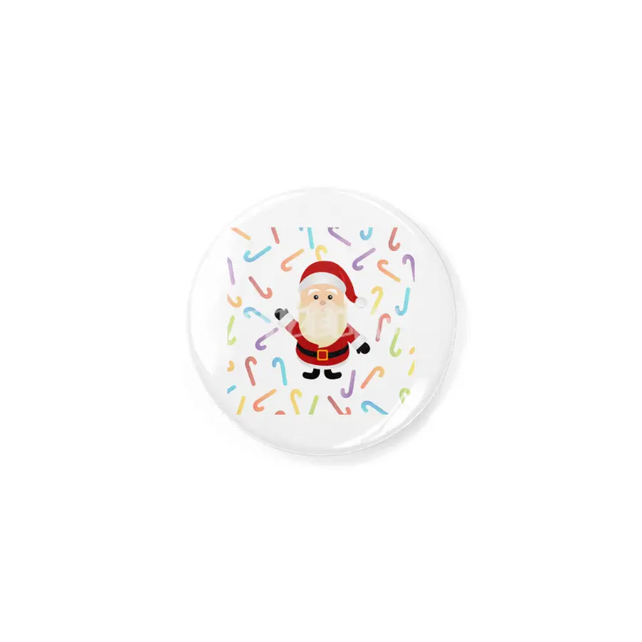 Christmas Santa Claus with colorful candy cane Rozet