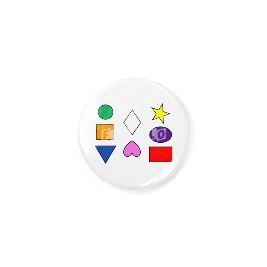 Learn with Colorful Shapes Rozet