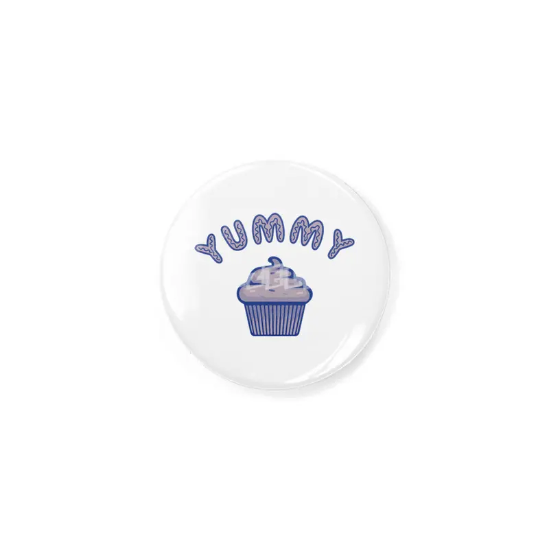Sweet cupcake in colorful cookie muffin Rozet