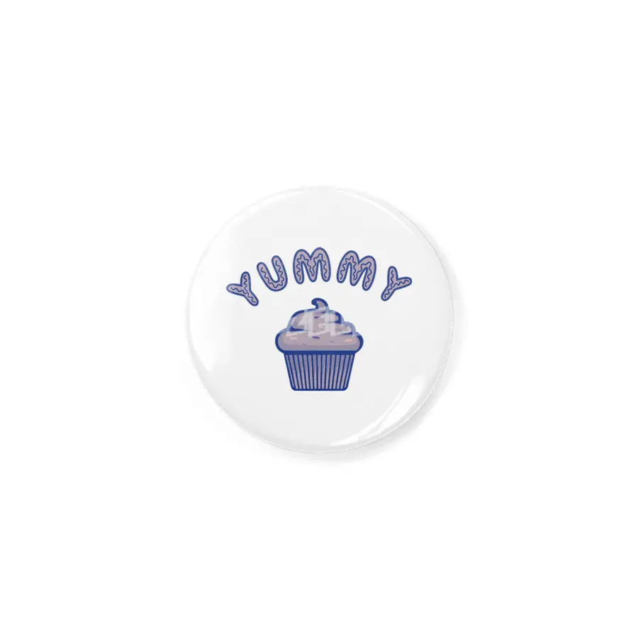 Sweet cupcake in colorful cookie muffin Rozet