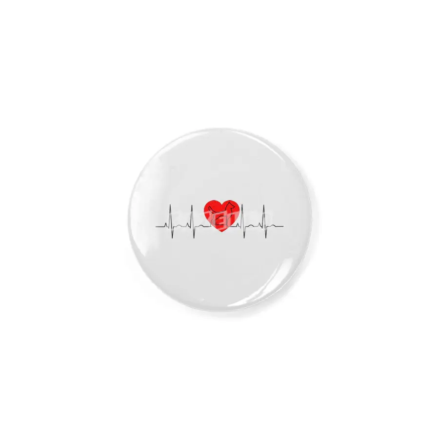 Dog Heartbeat Rozet