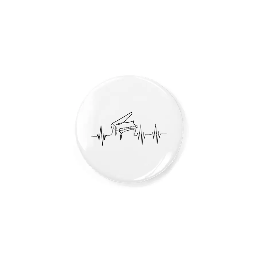 Heartbeat Pulse Piano Grand Piano Pianist Rozet