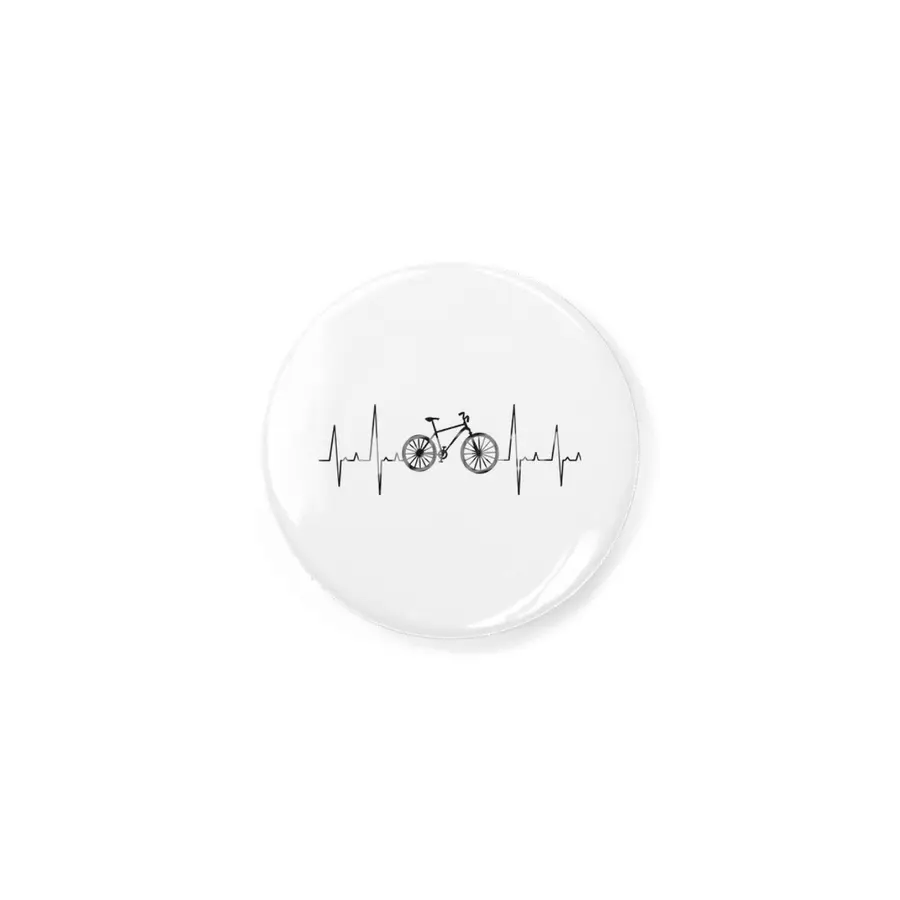 Heartbeat City Bike Heartbeat Pulse Rozet