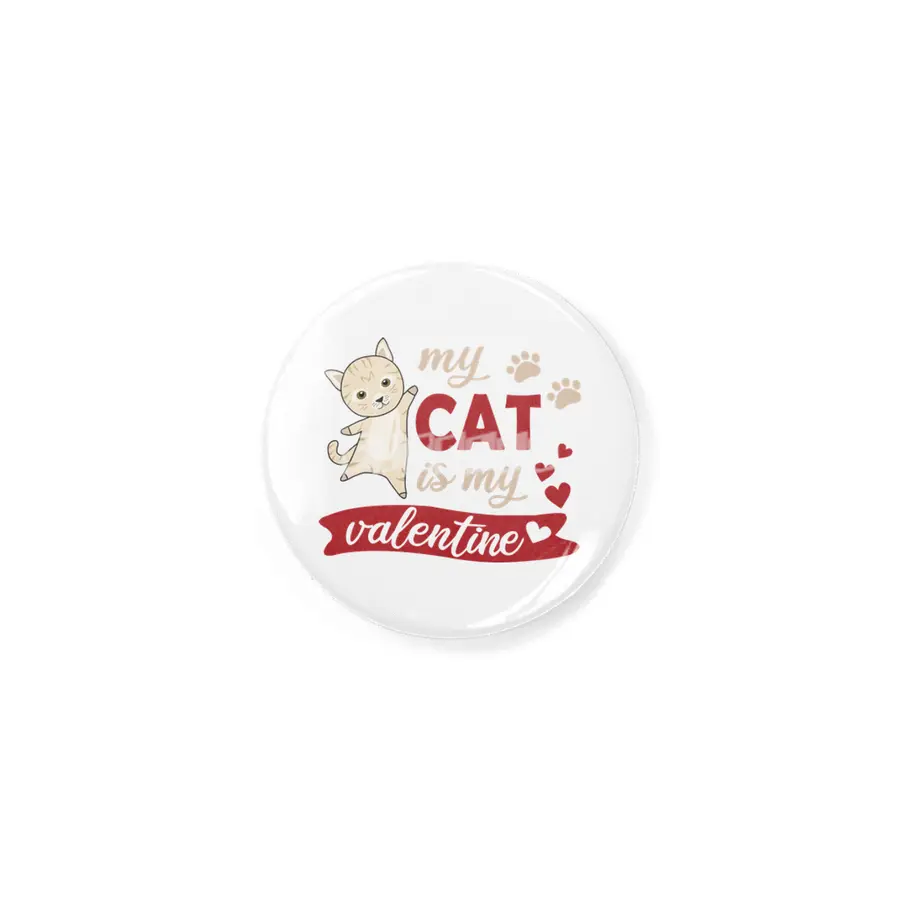 Cute Cat Valentine's Day My Cat Is My Valentine Rozet