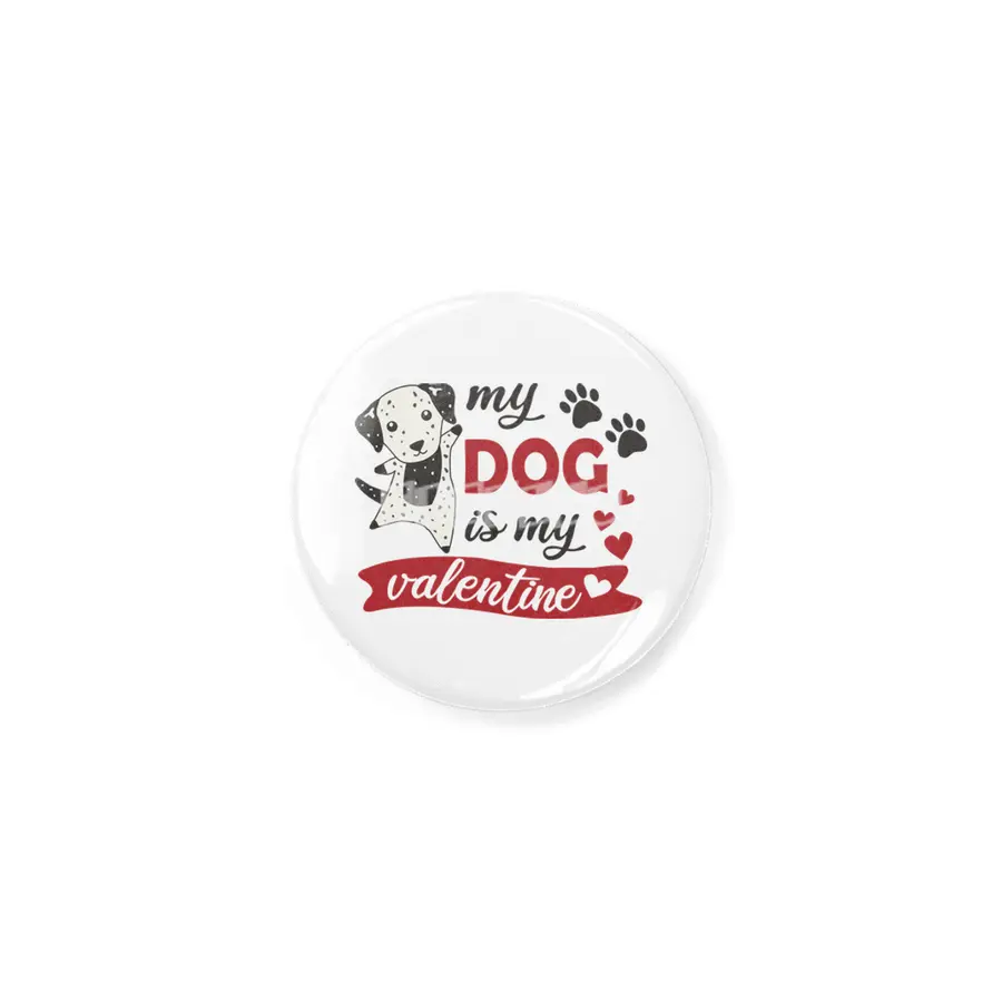 Dalmatian Valentine's Day - My Dog Is My Valentine Rozet