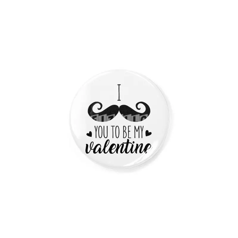 I Moustache You To Be My Valentine Rozet