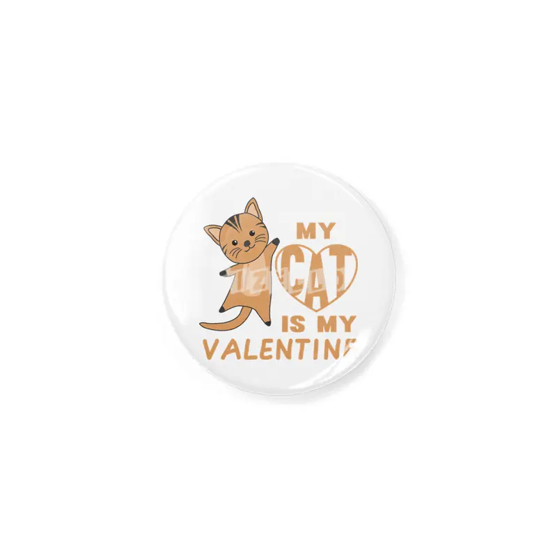 My Cat Is My Valentine Cute Cats For Women Rozet