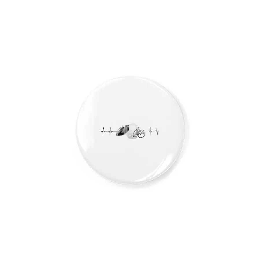 Rugby heartbeat design for players, coach and sports lovers boys, girls, teens, young, men and women Rozet