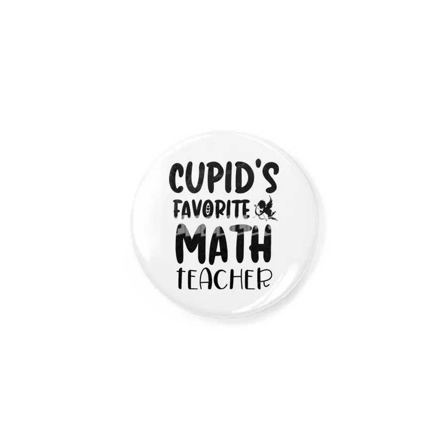 Cupids Favorite Math Teacher  Valentines Day Gift Rozet