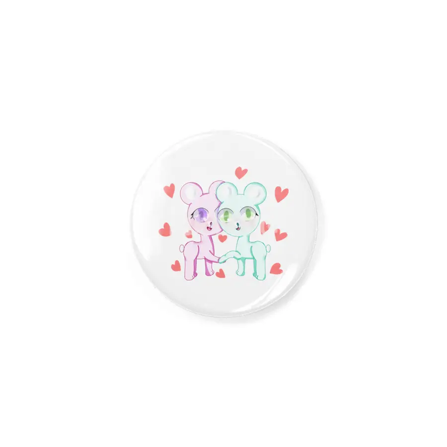 Valentine's Day Bear Couple Rozet