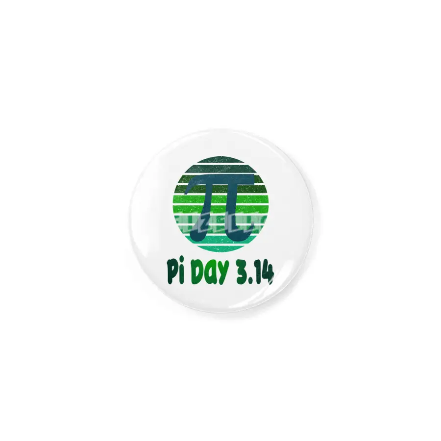 Fun Retro Pi Day 3.14 Vintage Design Rozet