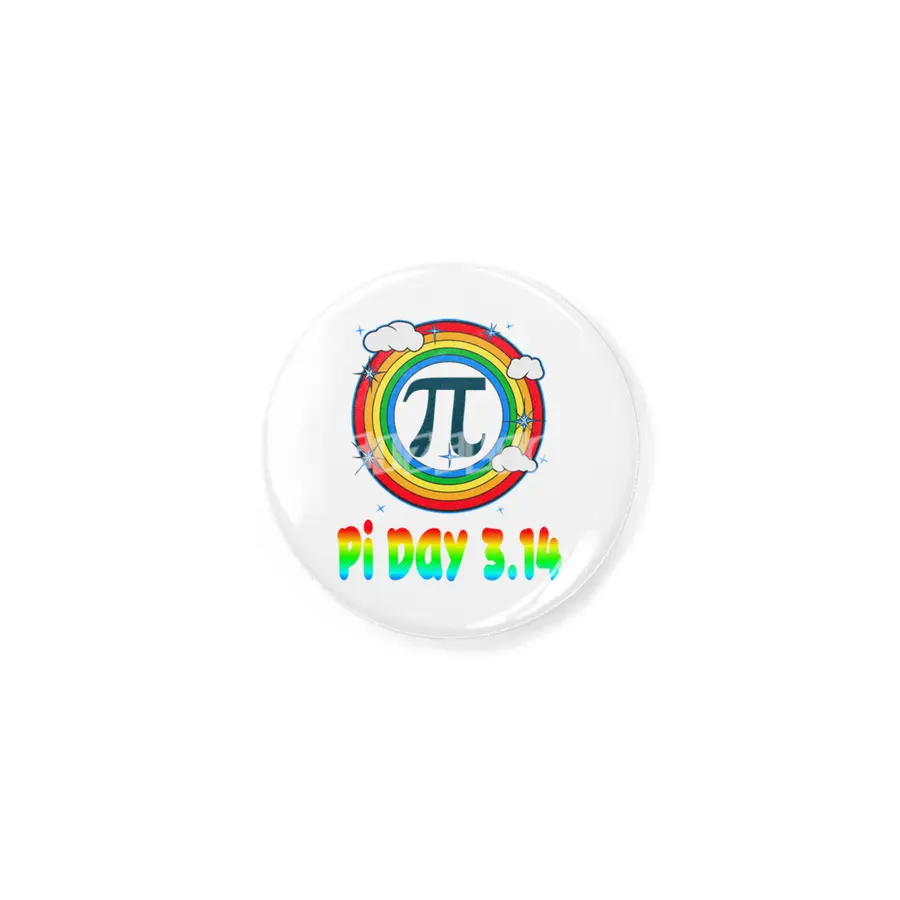 Fun Retro Pi Day 3.14 Vintage Design Rozet