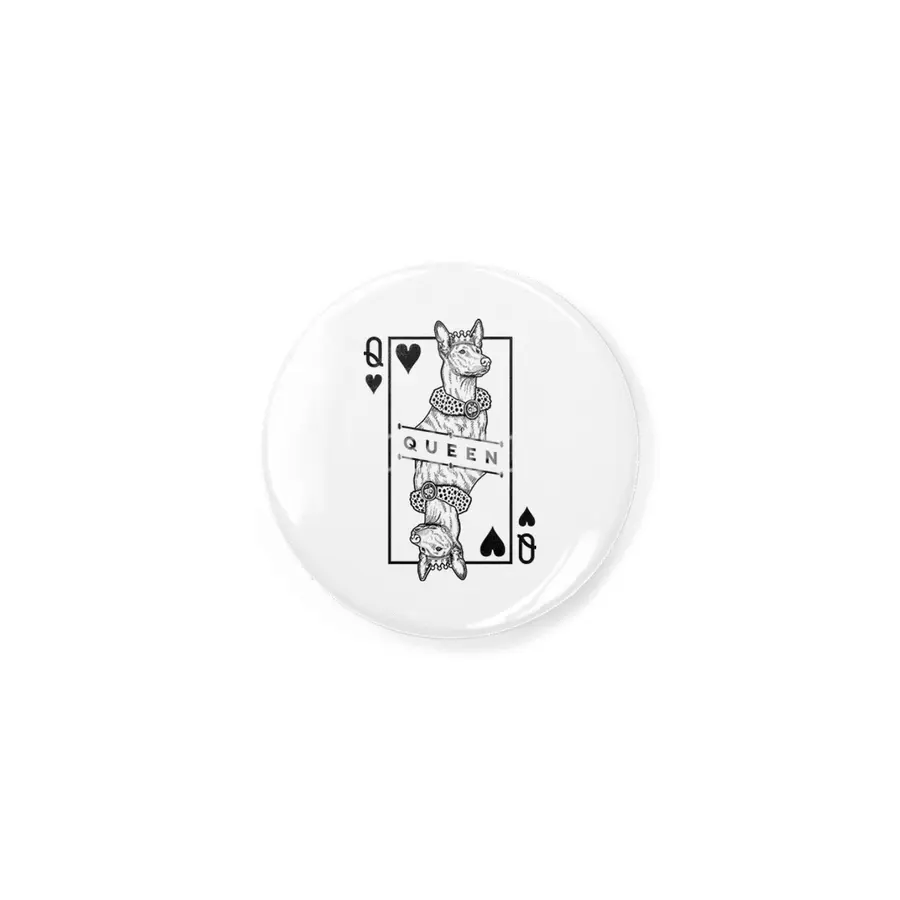 Pharaoh Hound Queen Of Hearts Funny Dog Lover Pop Art Rozet