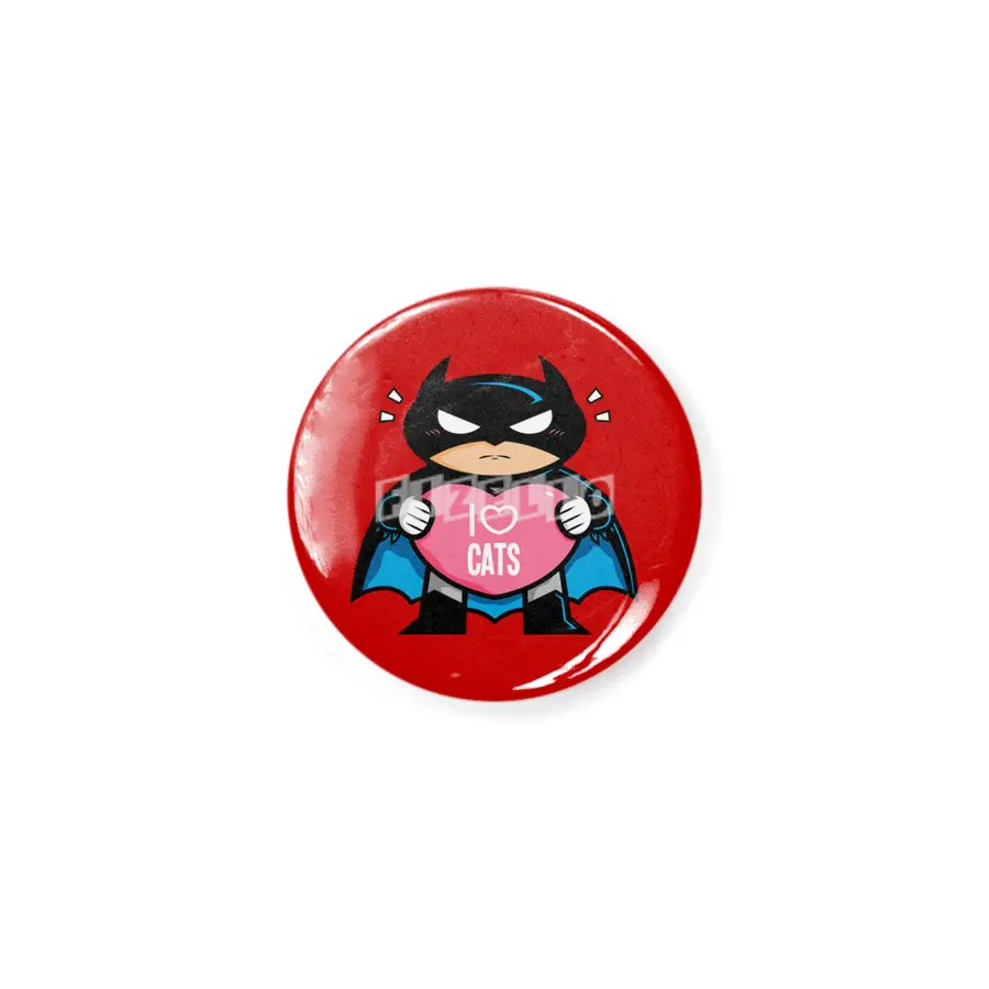 Bat Heart Cats Rozet