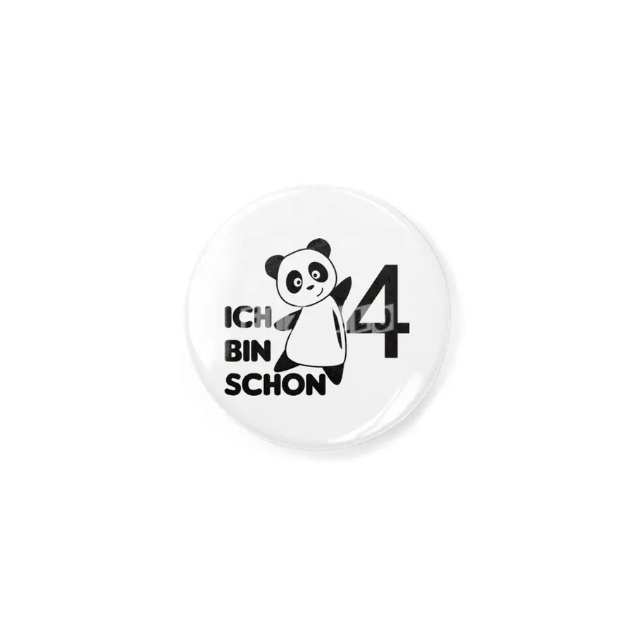 Panda Bear Four Years Old Cute Animals Rozet