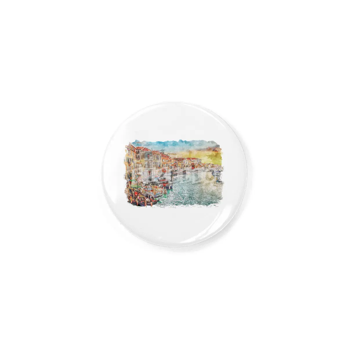 Venice Watercolor Rozet