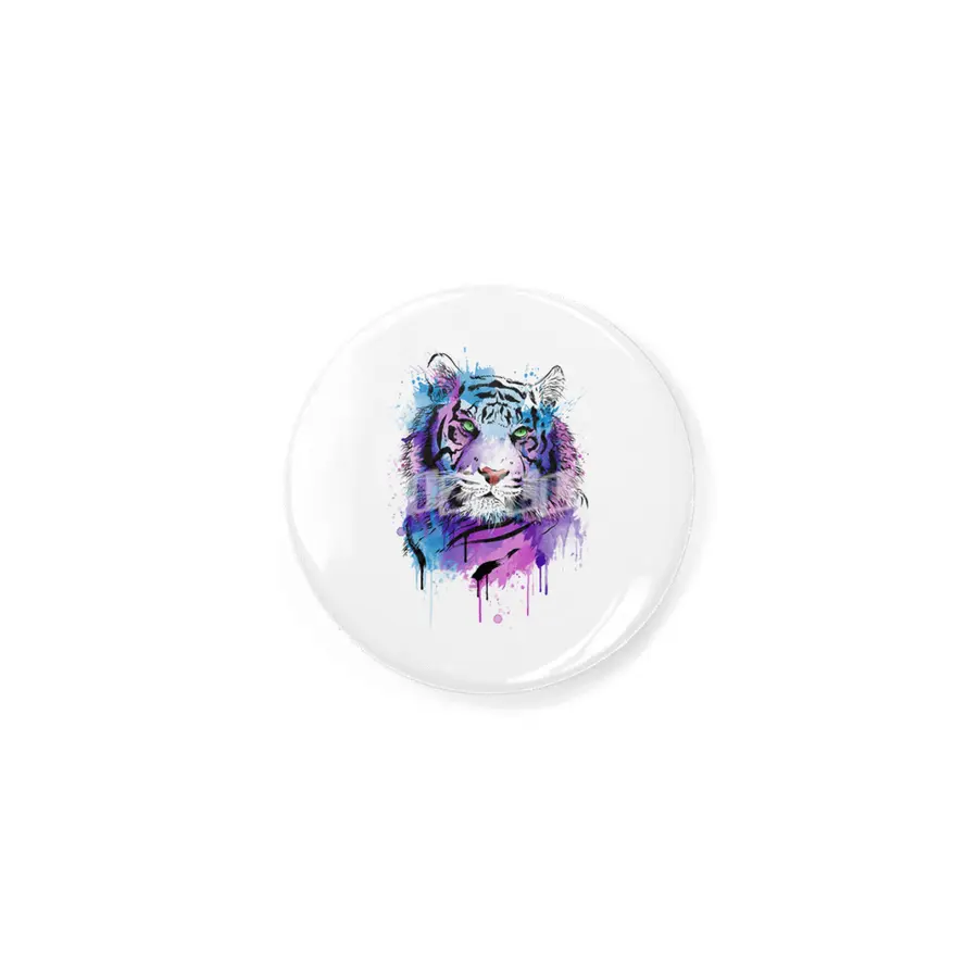 Tiger watercolor Rozet