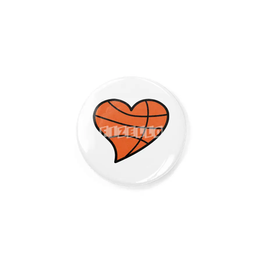 Basketball Heart Rozet