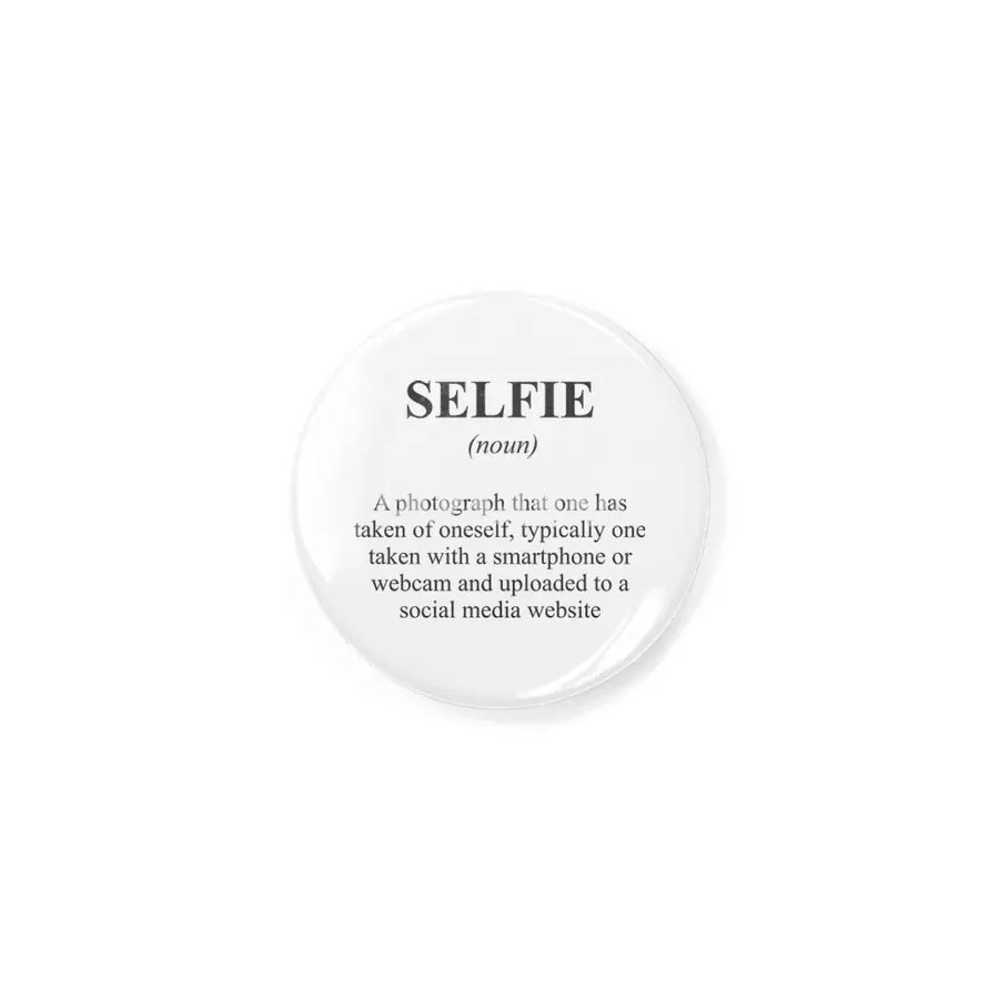 Selfie Alternative Dictionary Definition Parody Rozet