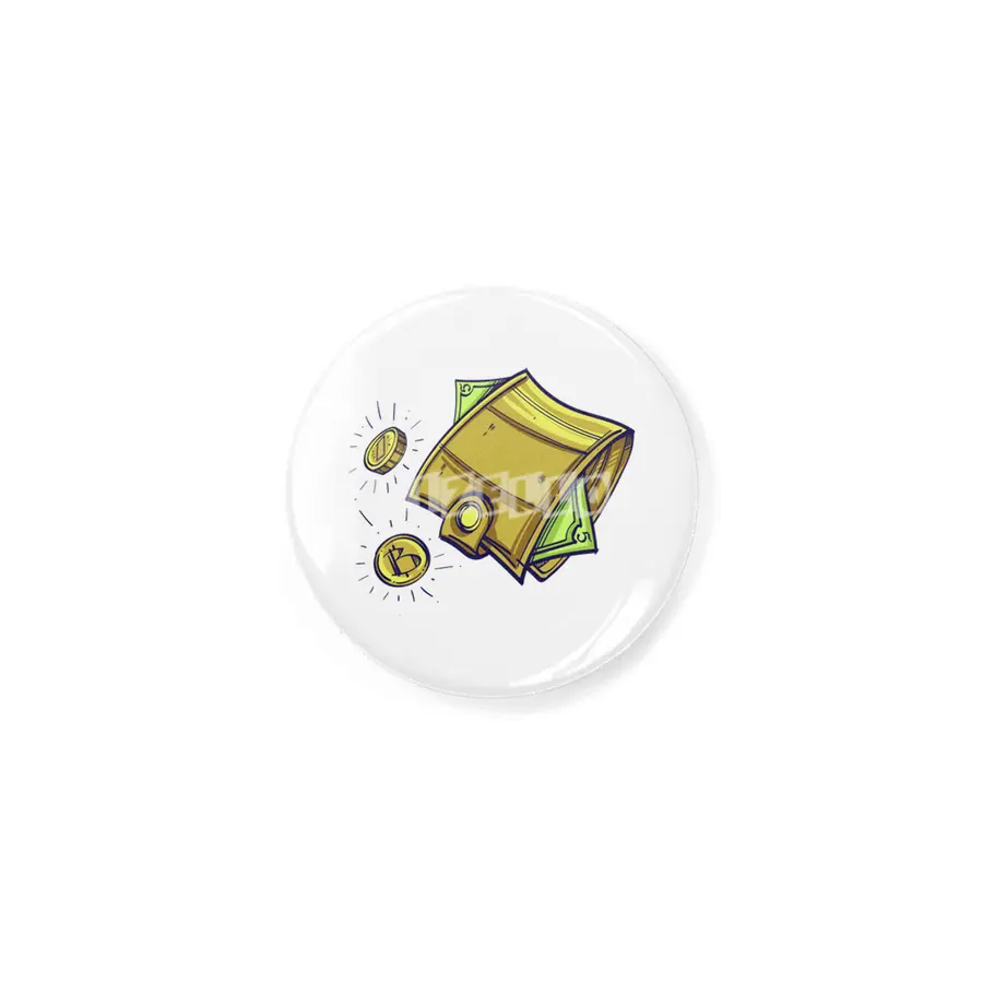 Bitcoin Wallet Color Illustration Rozet