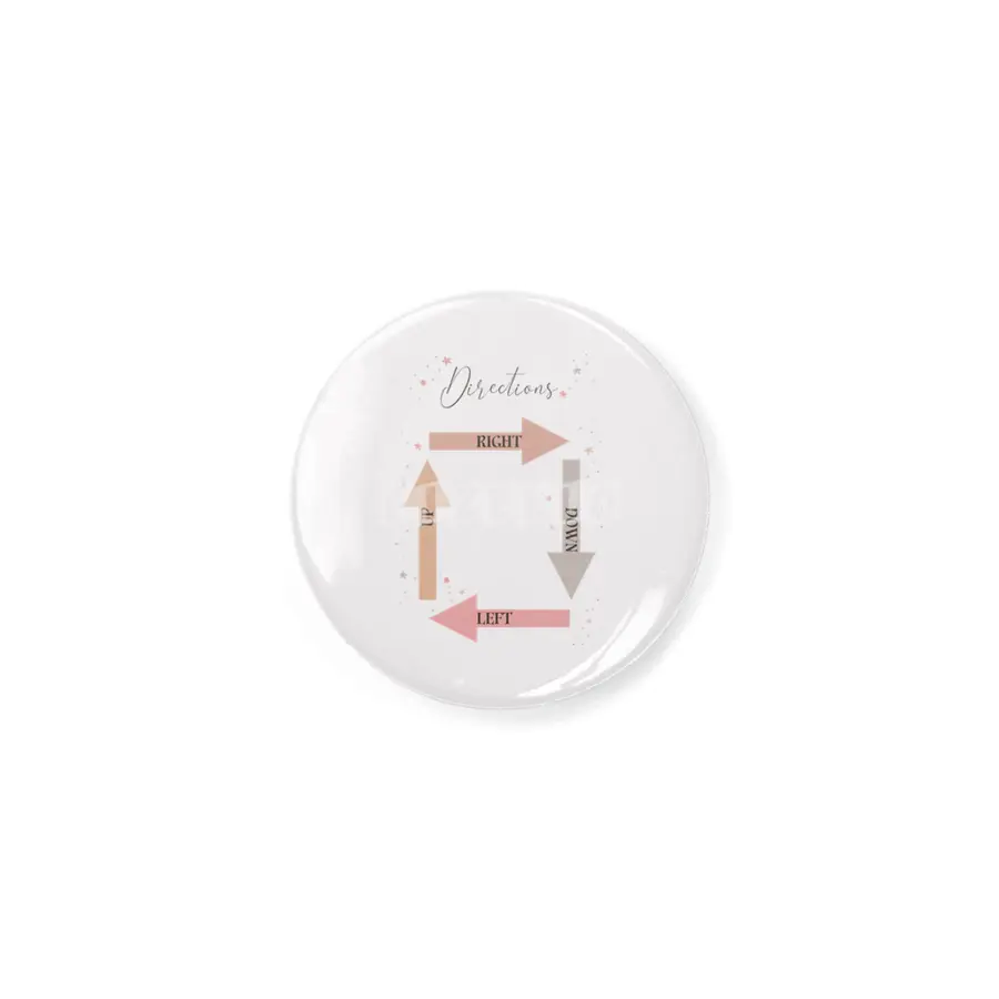 Directions beautiful print for little kids - educational print - right, left, up and down Rozet
