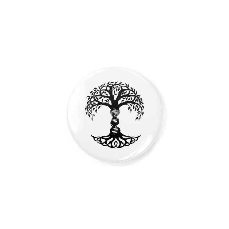 Copy of DNA Tree of Life Genetics Biology Science gift viking theme Rozet