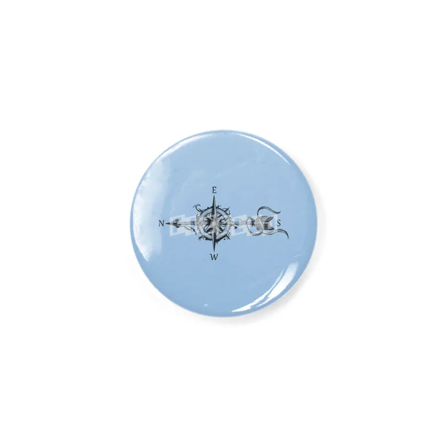 Compass with arrow Rozet
