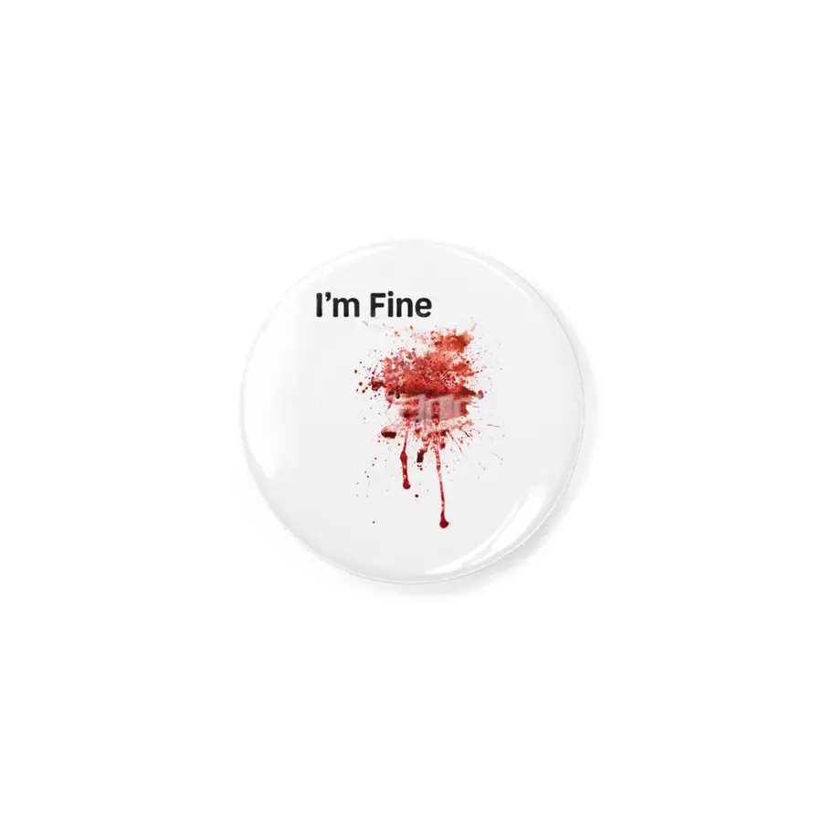 I'm Fine Movie Bloody Zombie Sarcastic Very Funny Tee Rozet