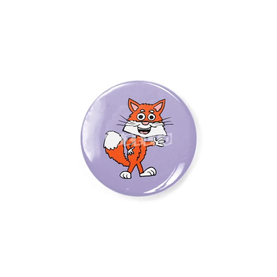 Cartoon fox Rozet