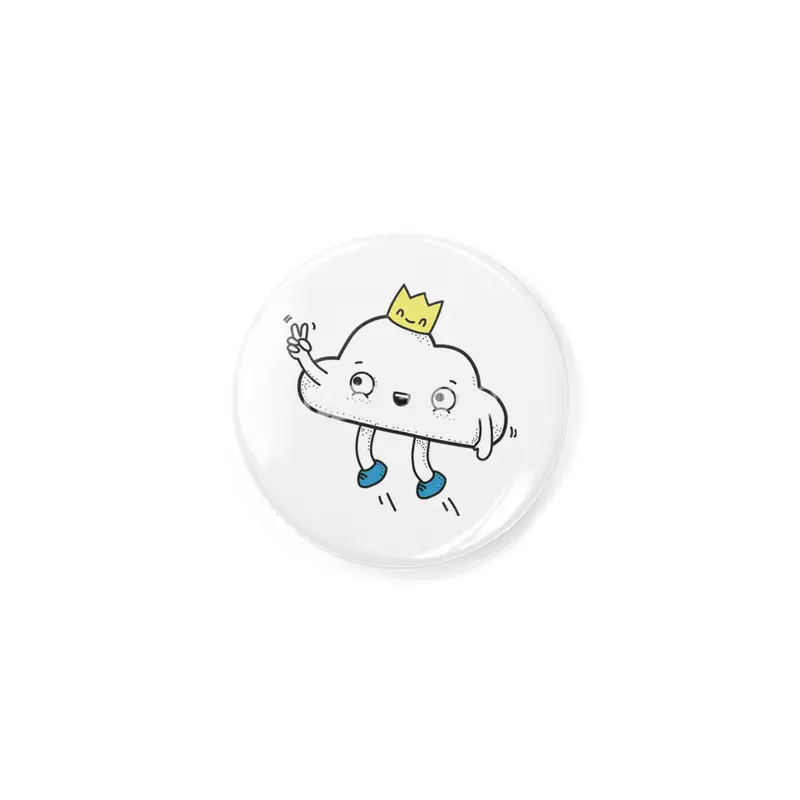 happy little cloud Rozet