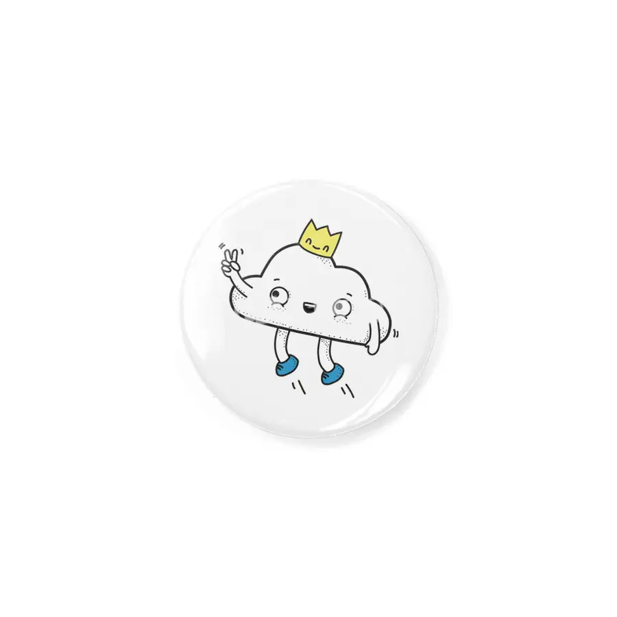 happy little cloud Rozet
