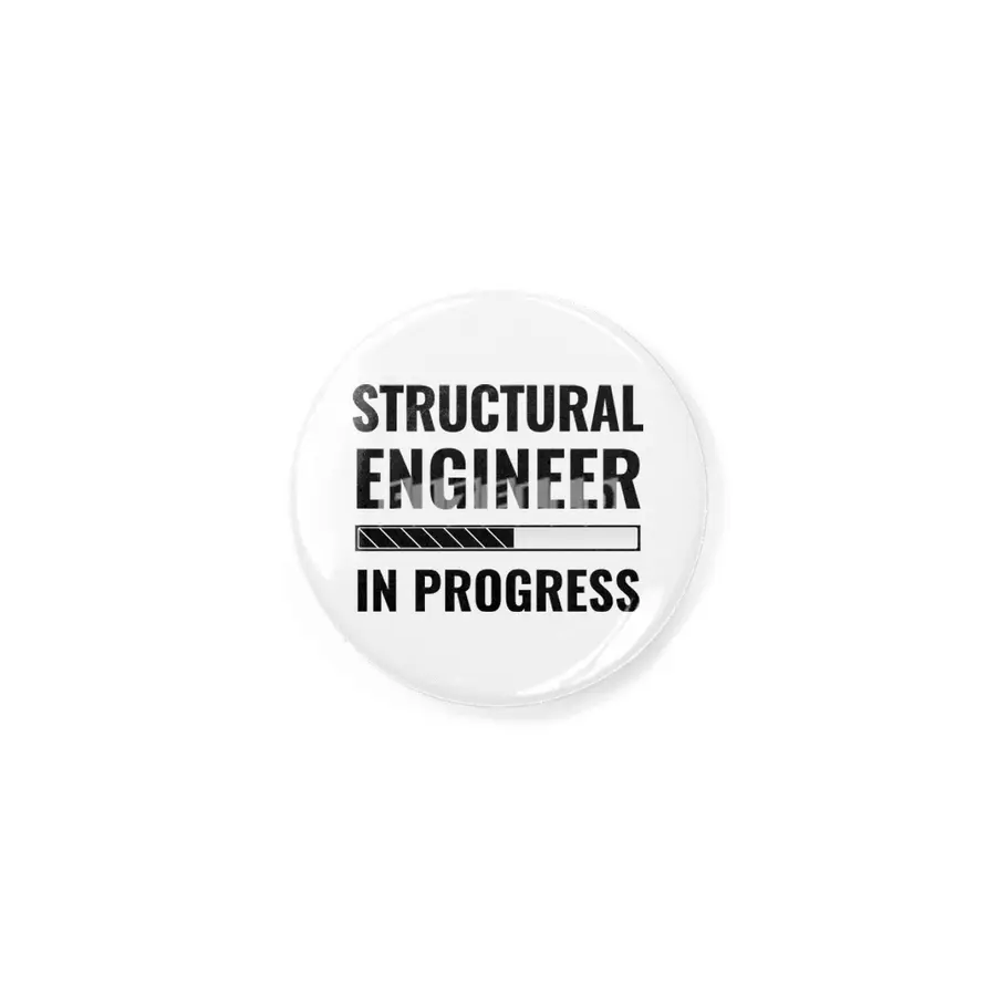Structural Engineer In Progress With Status Bar Rozet